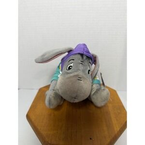 Disney Parks Eeyore Plush Bean‎ Bag 2004 Walt Disney World Hoodie Backpack